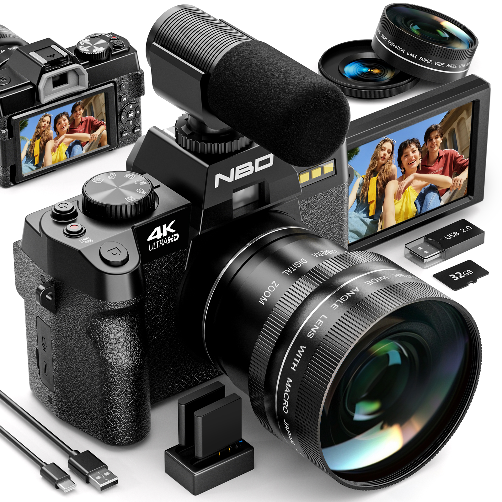 NBD S100F 48MP 4K Digital Came - Korean Lifestyle Vlogs 리뷰 및 가격