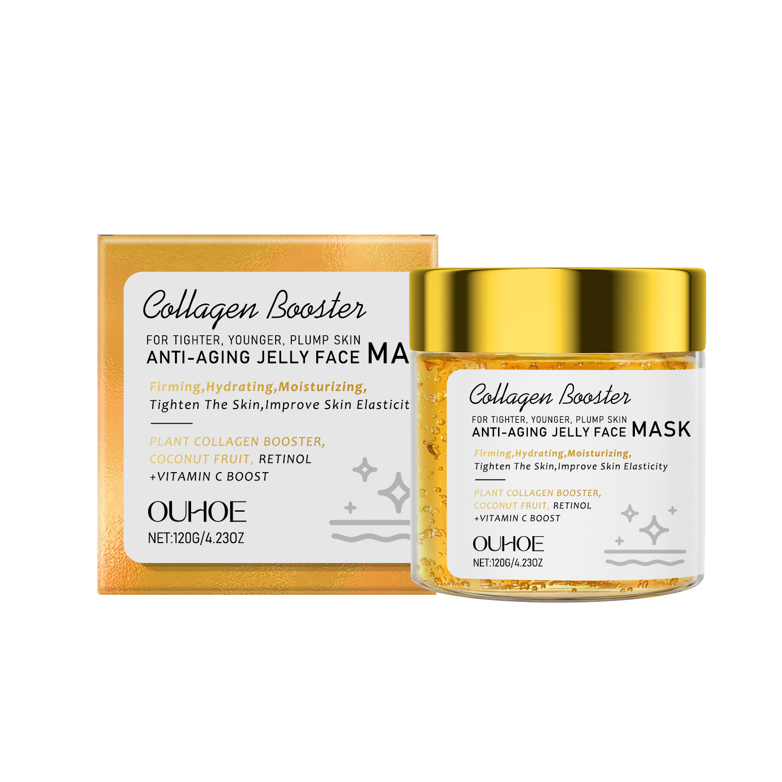 Anti-wrinkle Collagen Face Mas - Sheet Mask Collagen 리뷰 및 가격
