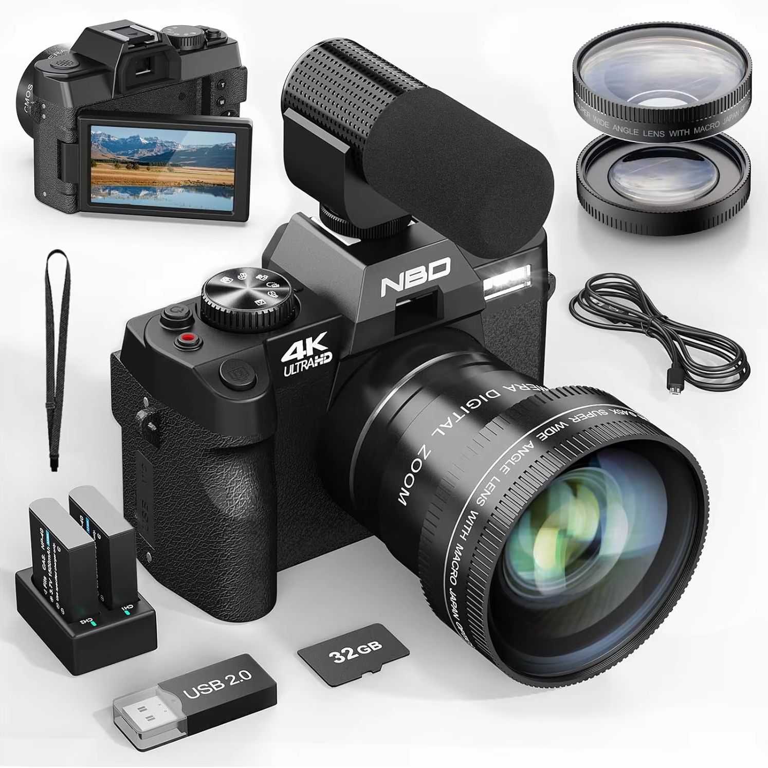 NBD S100F 48MP&4K Digital Came - Korean Lifestyle Vlogs 리뷰 및 가격