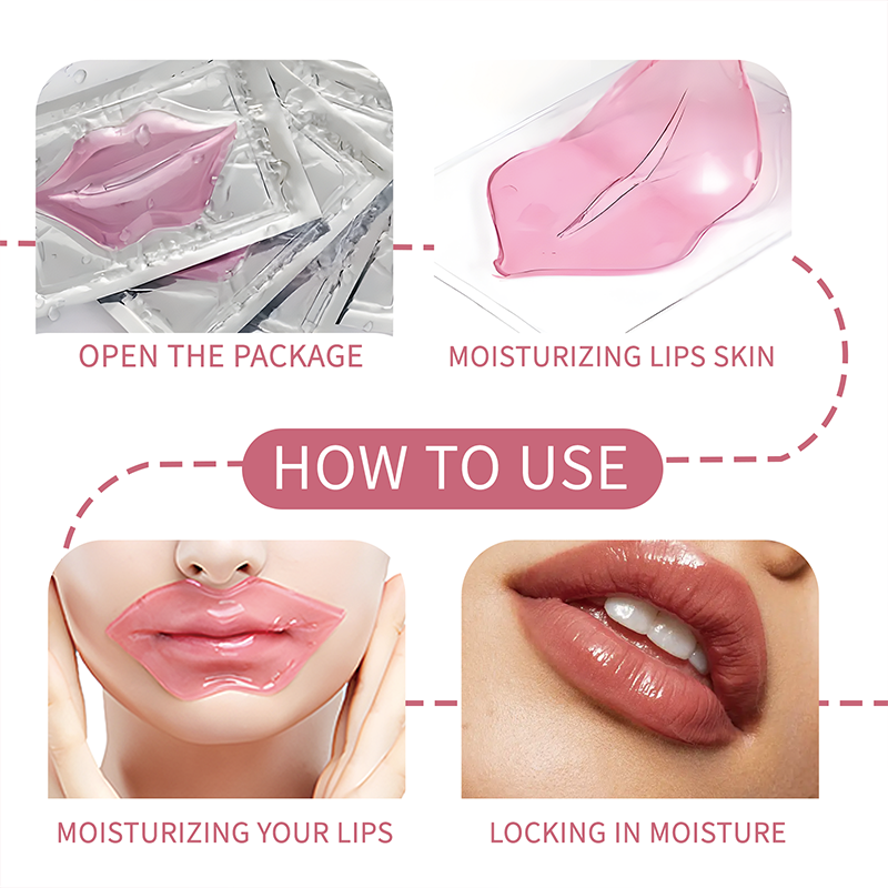 20Pcs/Box Pink Lips Masks Shee - Sheet Mask Collagen 리뷰 및 가격