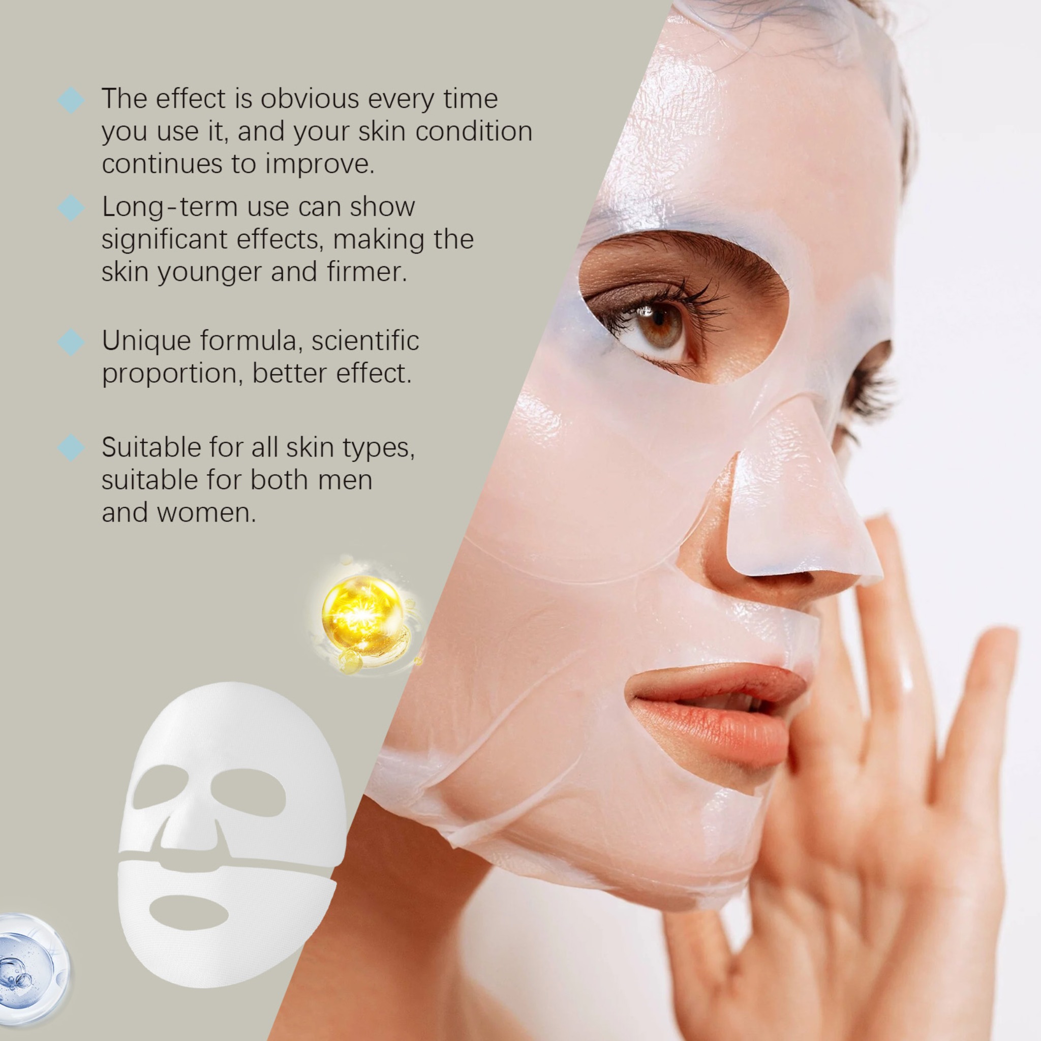 Bio Collagen Face Mask Lifting - Sheet Mask Collagen 리뷰 및 가격