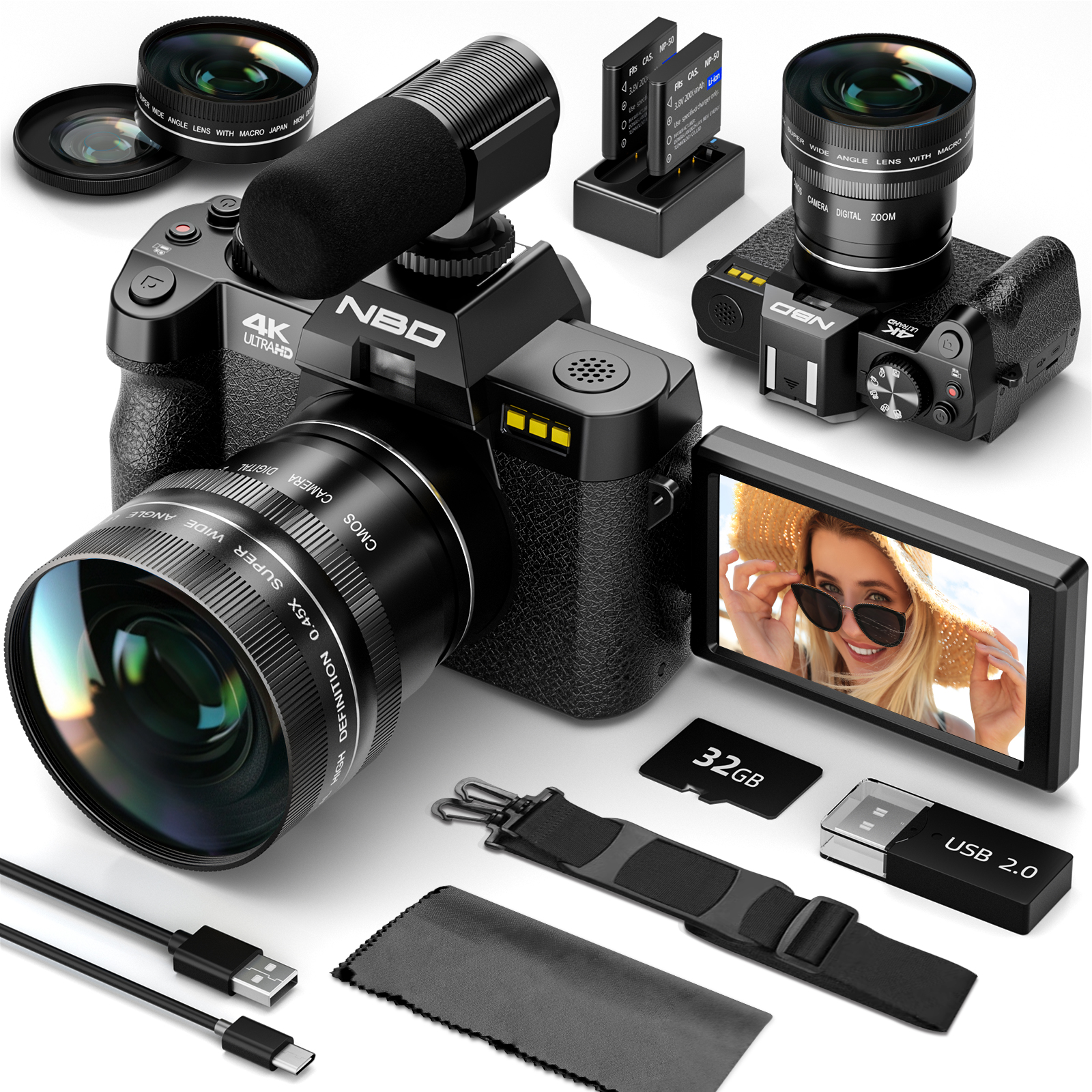 NBD 48MP 4K Digital Camera S10 - Korean Lifestyle Vlogs 리뷰 및 가격
