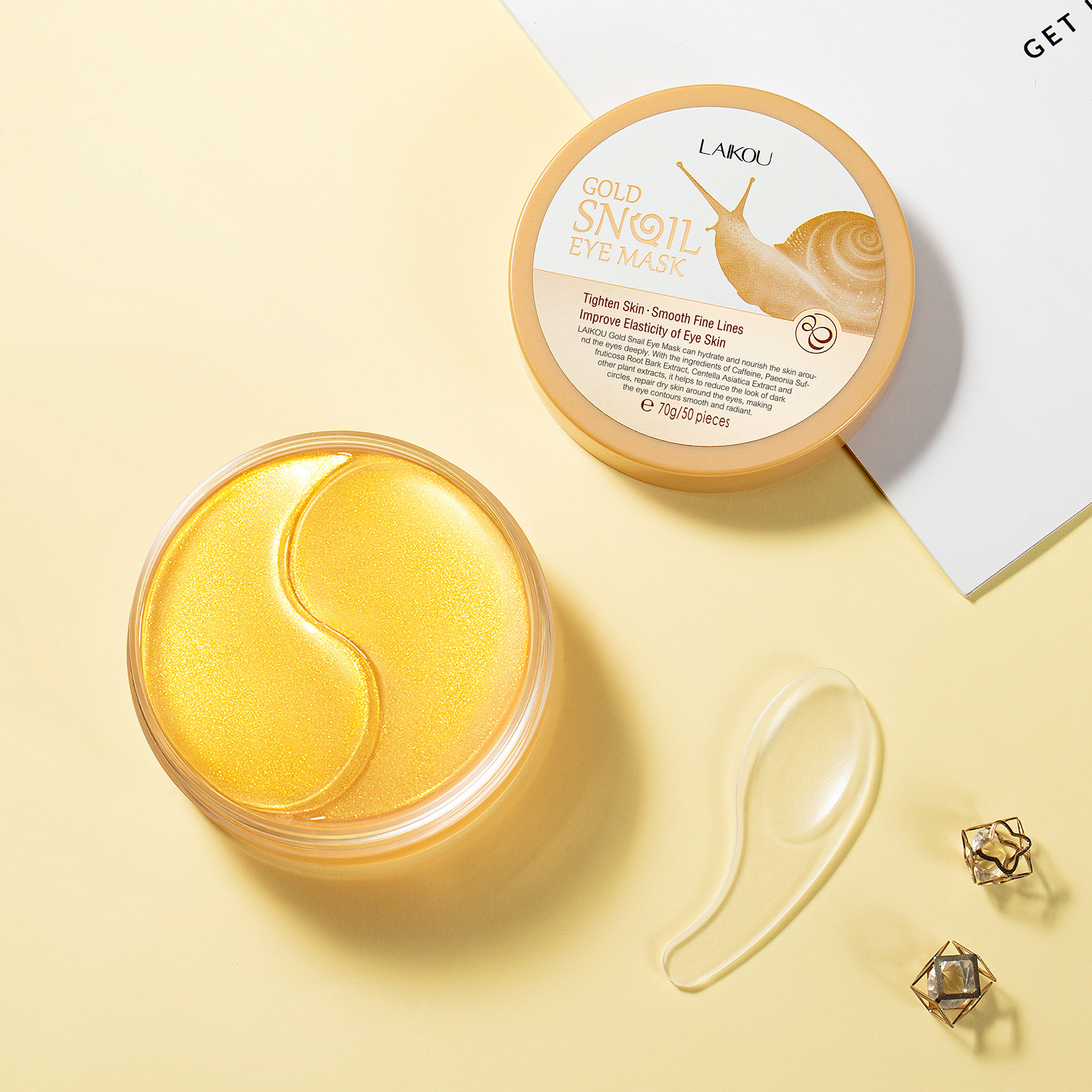 LAIKOU 50pcs Golden Snail Coll - Sheet Mask Collagen 리뷰 및 가격