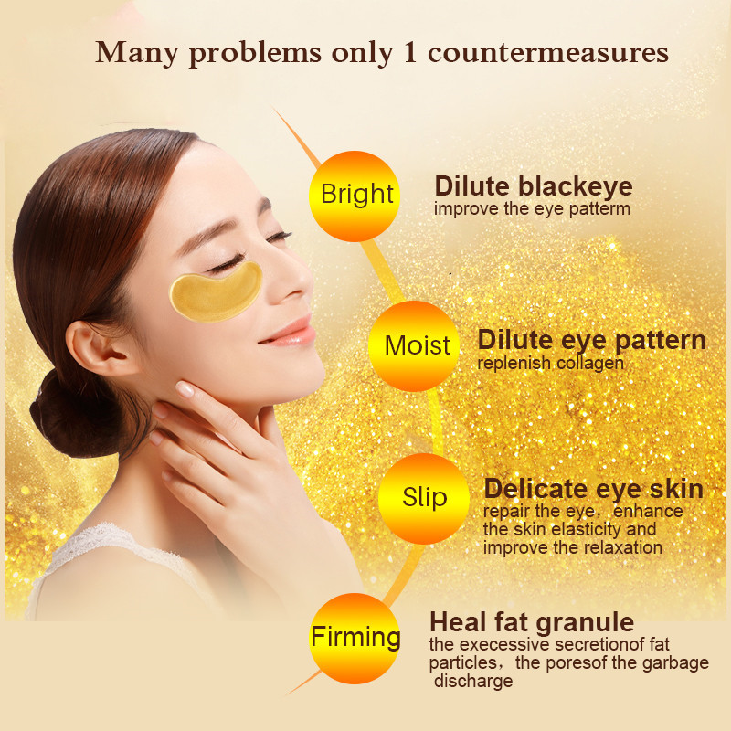 5/10/20/30 Pairs Crystal Gold  - Sheet Mask Collagen 리뷰 및 가격