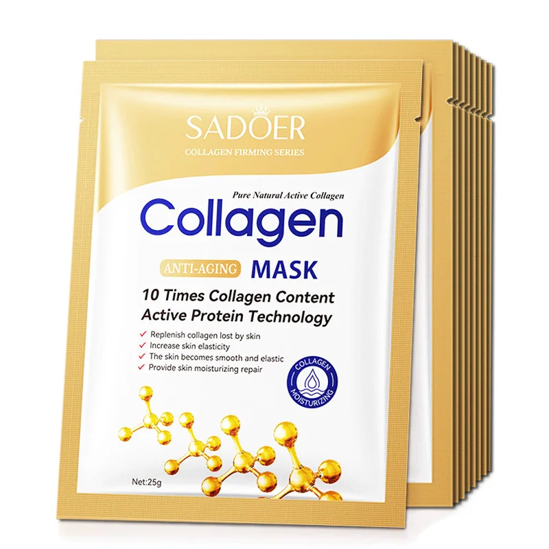 10pcs Anti-aging Collagen Face - Sheet Mask Collagen 리뷰 및 가격