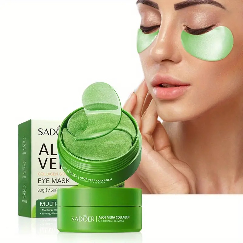 60 Pieces of Aloe Vera Collage - Sheet Mask Collagen 리뷰 및 가격
