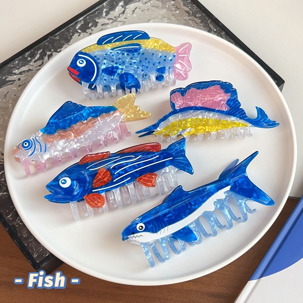Sweet Hairpin Ocean Animal Hai - Korean Girls Lifestyle 리뷰 및 가격