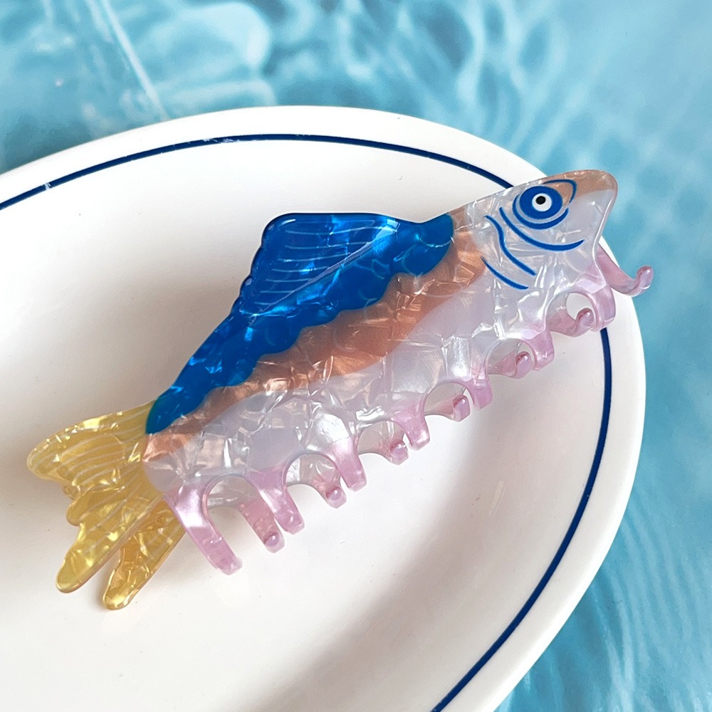 Hairpin Ocean Animal Hair Claw - Korean Girls Lifestyle 리뷰 및 가격