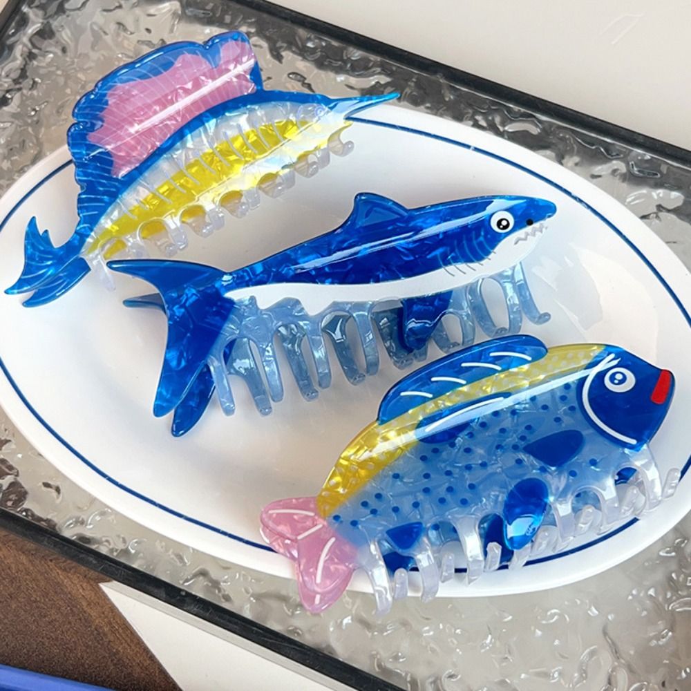 Hairpin Ocean Animal Hair Claw - Korean Girls Lifestyle 리뷰 및 가격